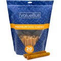 ValueBull Buffalo Collagen Sticks for Dogs, 6 Inch Jumbo Chews, Natural Long-Lasting Dog Treats, 25 Count