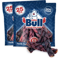 ValueBull USA Collagen Braid Beef Large Dog Chews, Thick 6 Inch 50 Count