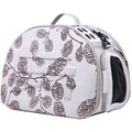 Pet Life ® 'Narrow Shelled' Lightweight Collapsible Military Grade Fashion Designer Travel Pet Dog Carrier Crate