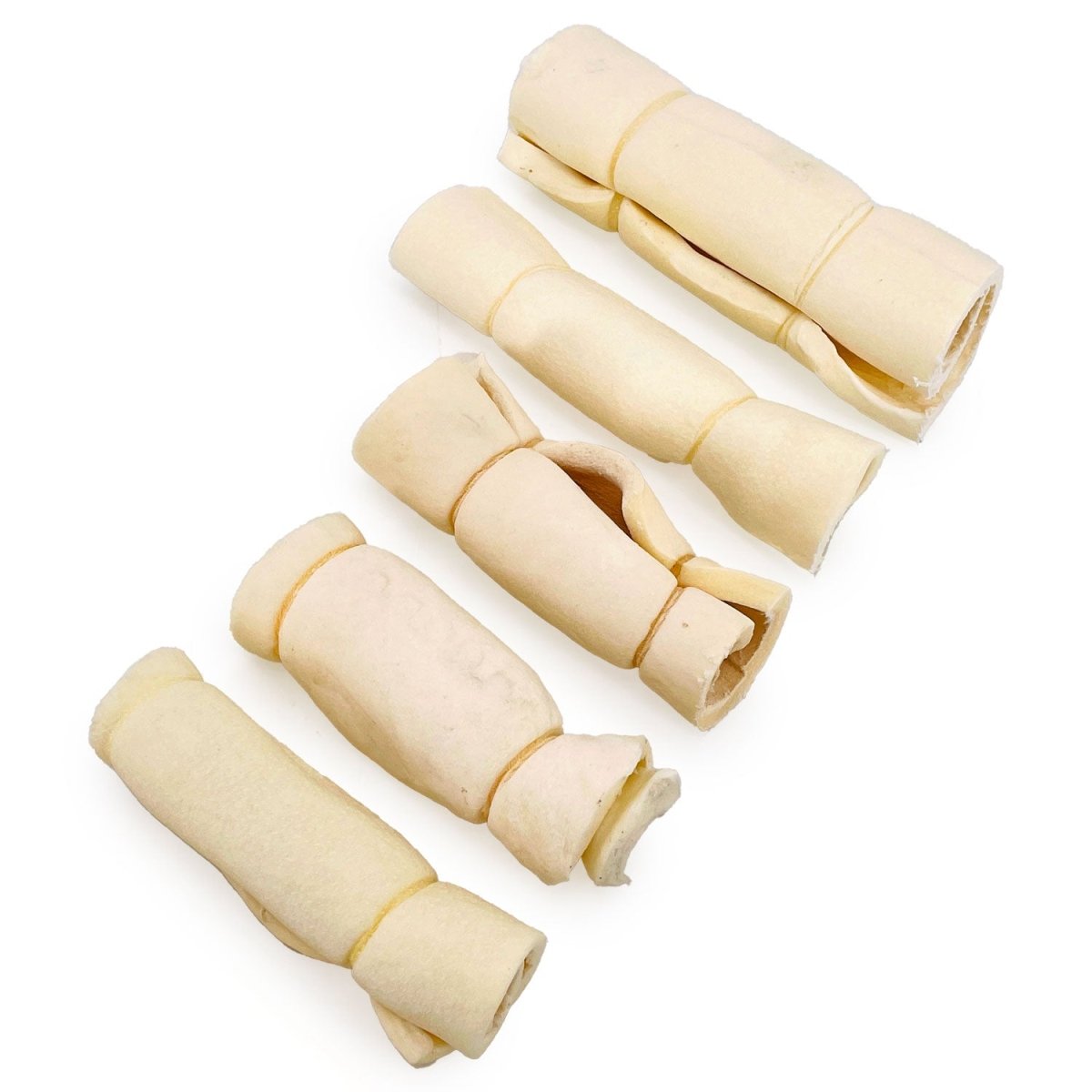 ValueBull Beef Cheek Rolls, Dog Chews, Varied Shapes, 6 Inch, 1 Pound