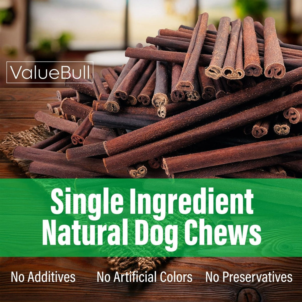 ValueBull Collagen Sticks for Dogs, 12 Inch Thick Chews, Natural Long-Lasting Dog Treats, 10 Count