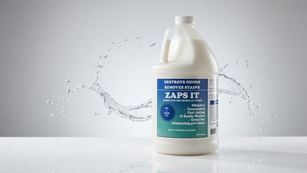 Zaps It Concentrate Natural Pet Professional Bio-enzymatic Odor Eliminator & Stain Remover (1 Gallon)