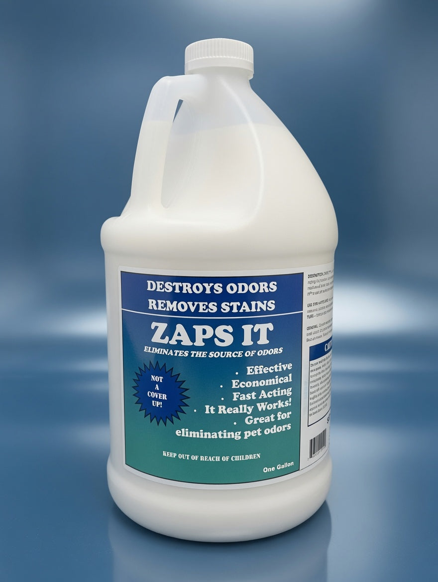 Zaps It Concentrate Natural Pet Professional Bio-enzymatic Odor Eliminator & Stain Remover (1 Gallon)